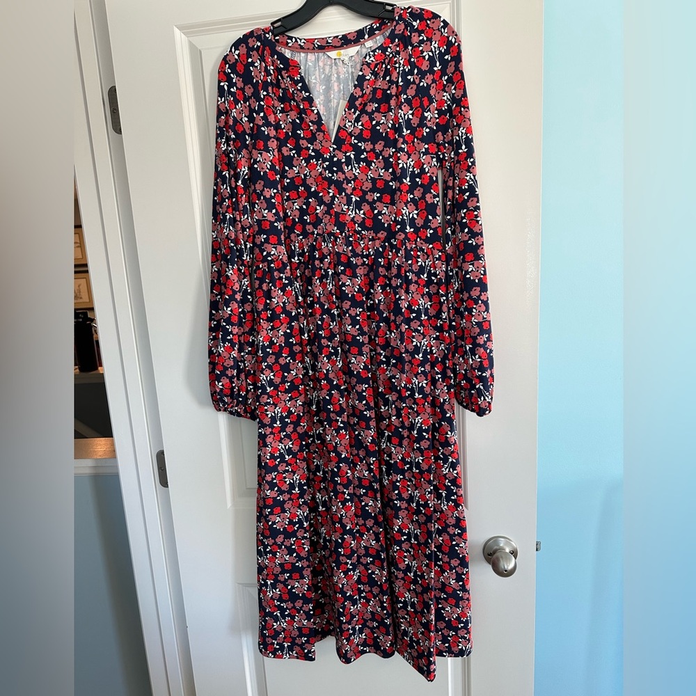 Boden Floral Midi Dress